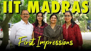 First Impressions of IIT Madras | Freshies 2021'