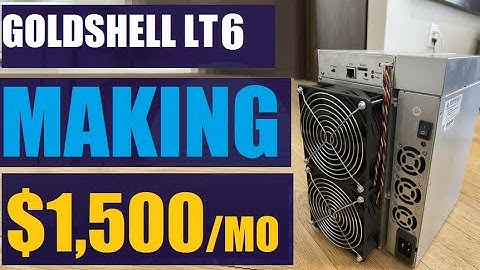 Goldshell LT6 3.35Gh/s Profitability reviews Dogecoin and Litecoin miner #GoldshellLT6