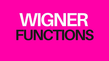 Lec 10: QCM 2: Wigner functions for finite-dimensional Hilbert spaces