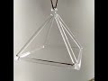 Pirámide de cuarzo puro de 6"