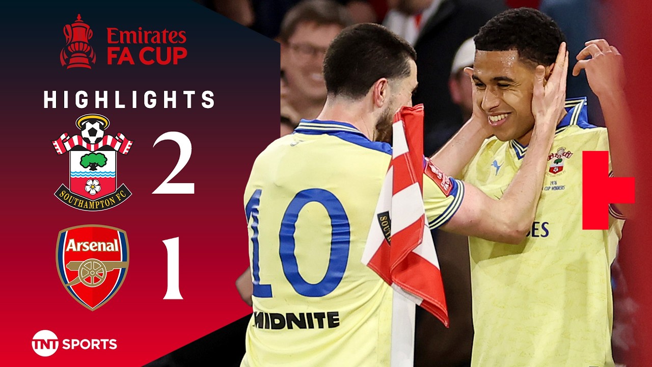 Saints END Arsenal's Treble Dream 🫨 | Southampton 2-1 Arsenal | FA Cup Quarter-Final Highlights