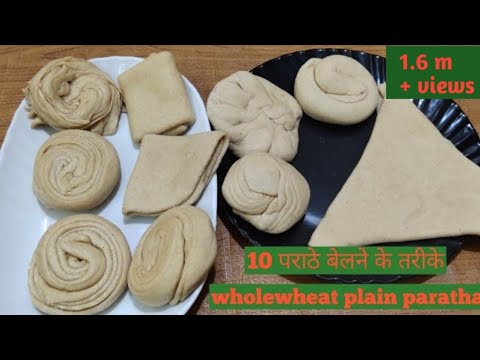 10Types Of Easy Making Paratha | Wholewheat Paratha | Paratha Recipe | Plain Paratha Recipe Part - 2