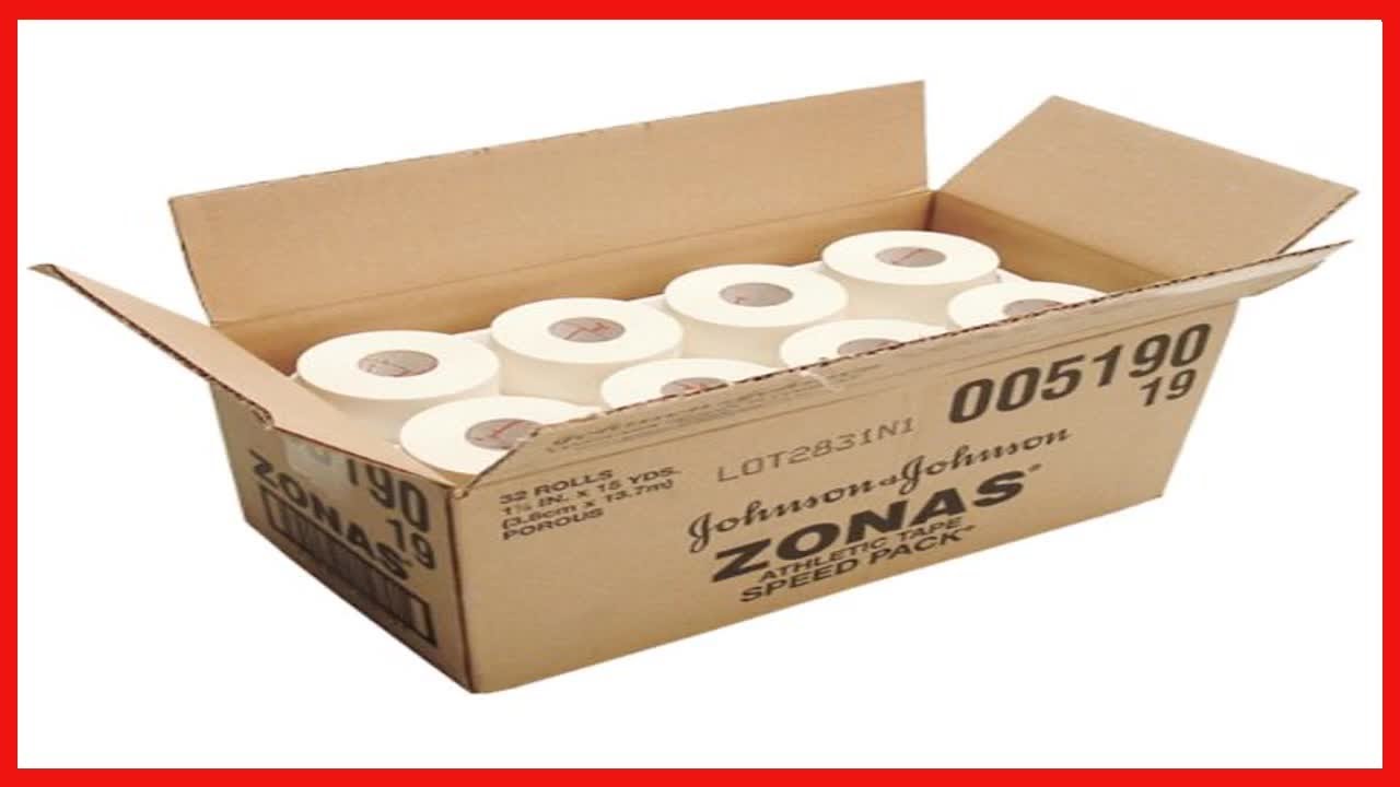 Johnson & Johnson Zonas Porous Tape 1 1/2" 32 Pack YouTube