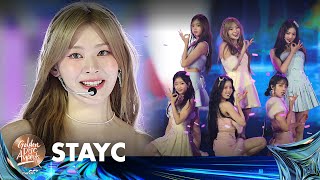 [제38회 골든디스크] STAYC (스테이씨) - 'Intro Medley + Teddy Bear + Bubble' ♪｜JTBC 240106 방송