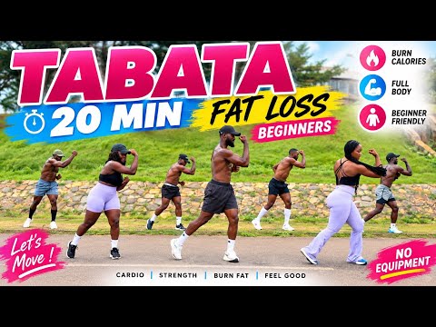 TABATA 20 MIN – FAT LOSS | BEGINNERS 🔥