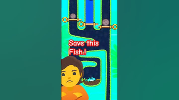 gameplay puzzle game save the fish 🐠 free time