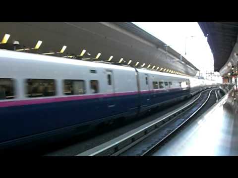 東京駅に到着したはやて＋こまち編成