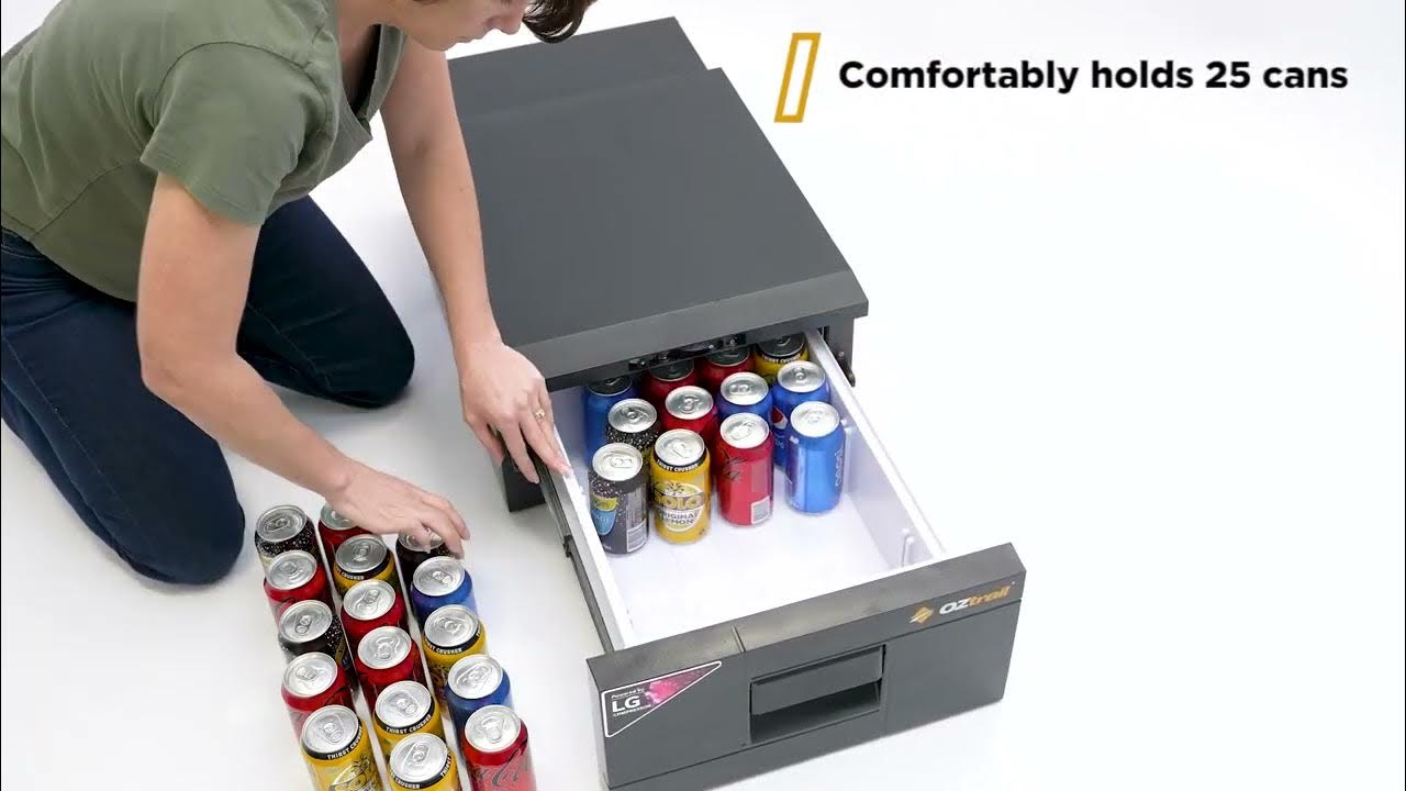 OZtrail DF20 Drawer Fridge capacity video YouTube