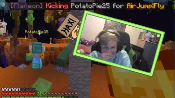 PotatoPie25 gets kicked by Hive’s anticheat for no reason