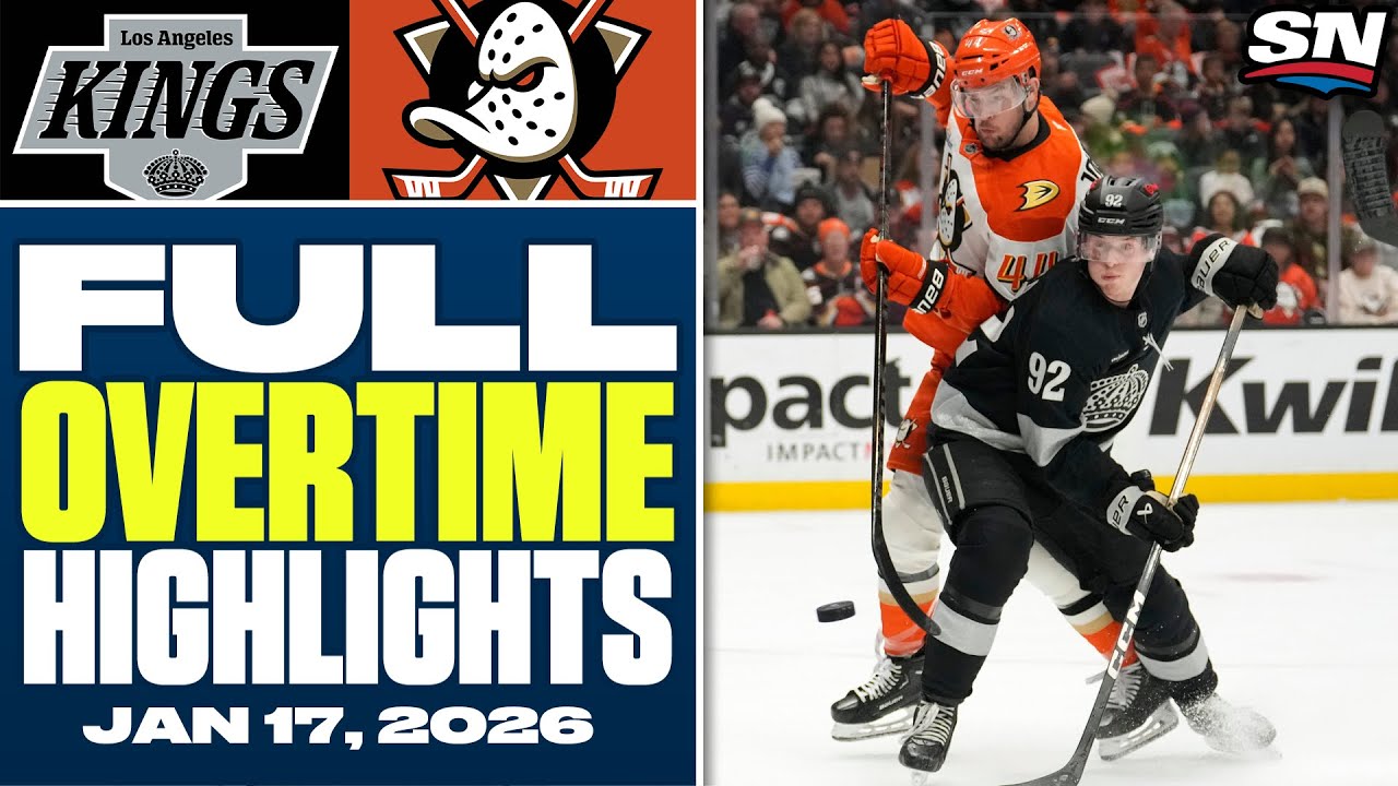 Los Angeles Kings at Anaheim Ducks | FULL Overtime Highlights - January 17, 2026