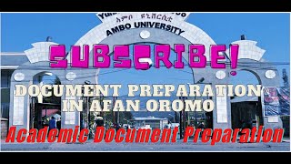 Academic Document Preparation from Scratch  - Afan Oromo 2023 screenshot 5