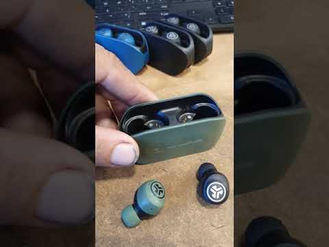 how to pair reset left and right jlab Go Air earbuds jbuds sport