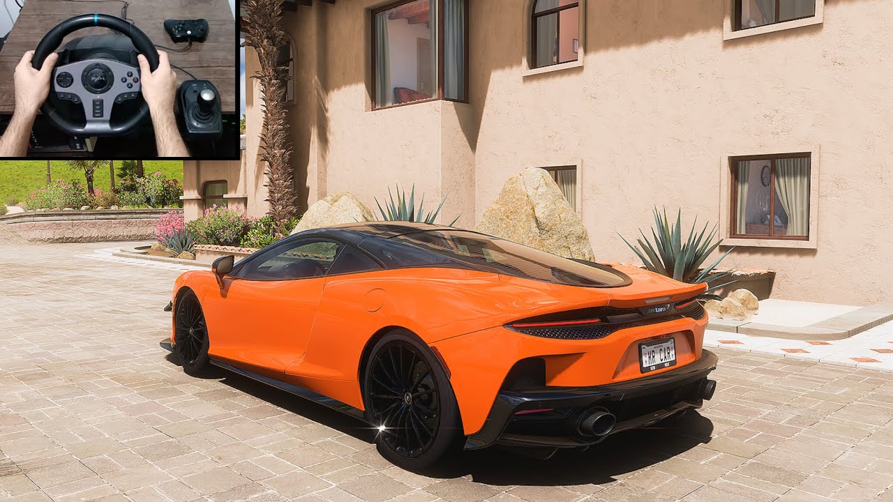 McLaren GT - Forza Horizon 5 | Pxn V9 Steering Wheel