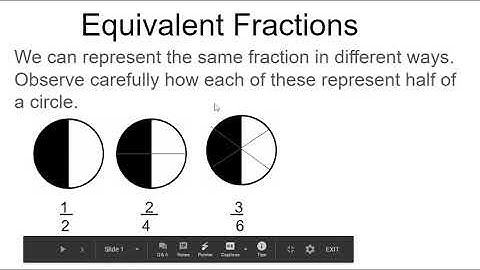 MATHS CLASS 5 Equivalent Fractions   Google Slides