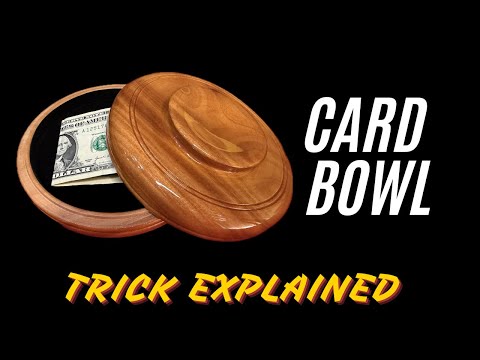 CARD BOWL TRICK EXPLAINED 🎩🪄#magic #tricks #magictricks