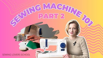 Sewing Machine Basics 2: Basic Stitch / Zigzag Stitch / Pressing the Seam | Sewing Lovers School