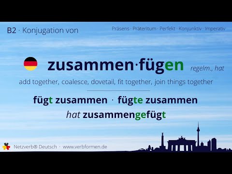 Video: Ist zusammengefügt ein Verb?