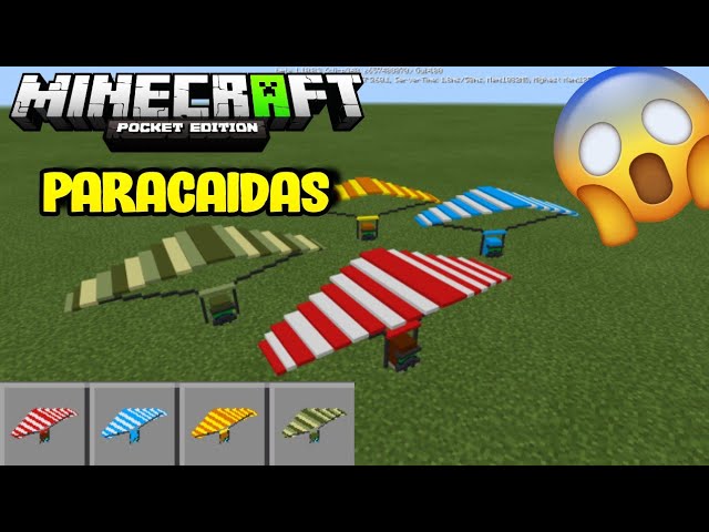 Paracaidas Agregados A Minecraft Pocket Edition 1 12 0 4 Addons Minecraft Pe 1 12 0 4 Apk