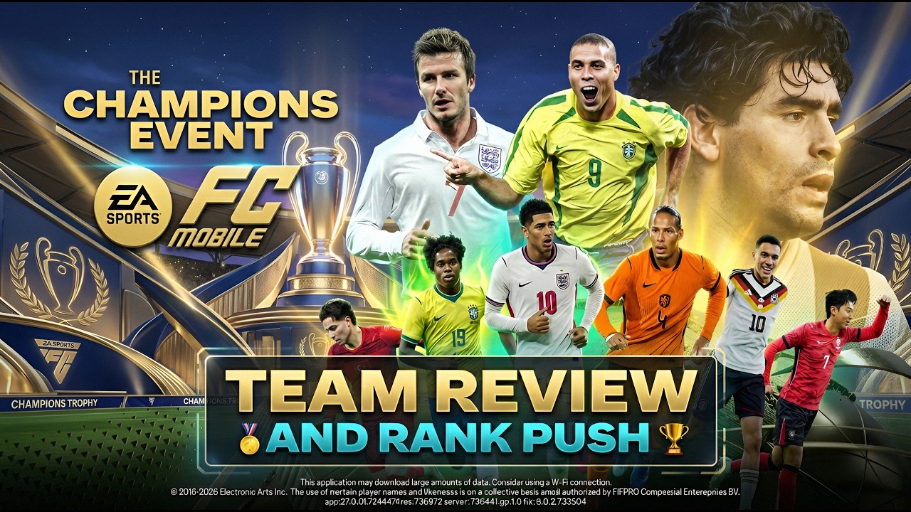 🚨 NEW CHAMPIONS Event LIVE + Team Review + Rank Push to FC Champion! 🔥#shorts #fcmobilelive