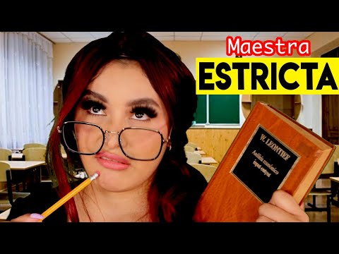 ASMR 📚 Maestra ESTRICTA 😈 ¡Todo le molesta! 🙄🤯 I ASMR en ESPAÑOL I Ges ASMR