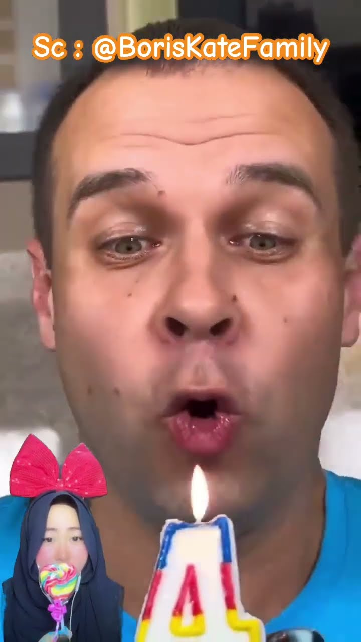 DIA TIUP LILIN DAN BERDOA ⁉️ HADIAH NYA LANGSUNG MUNCUL ? tapi Papa ? @BorisKateFamily #shorts