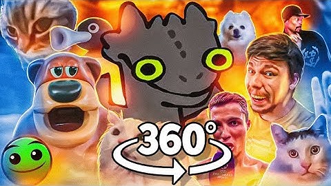 360º VR Toothless Dancing To Driftveil City but Memes Sing It