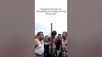 Setuju kalau koruptor dihukum begini? #ai #veo3 #kritiksosial #korupsi #koruptor