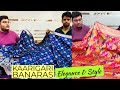 Kaarigari banaras brings you premium kataan  khaddi georgette sarees in varied colours  fabrics