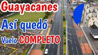 Así quedó la Avenida Guayacanes Primer vuelo completo para la historia