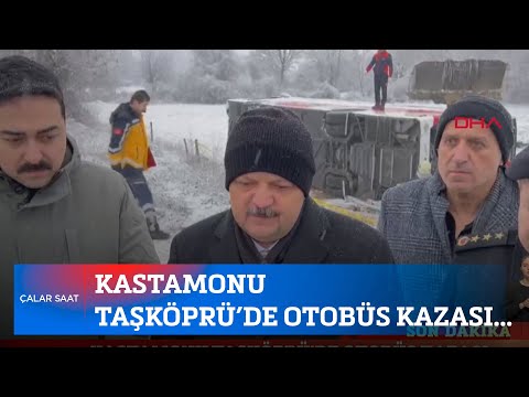 Kastamonu Taşköprü’de otobüs kazası... 26 Ocak 2024 İlker Karagöz ile Çalar Saat