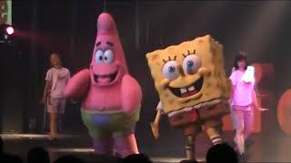 SpongeBob and Patrick at the Nickelodeon Party Show in Madrid