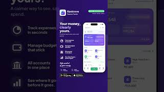 Track expenses smarter with Kentrove 💜 Free, offline & multi-currency finance app.
