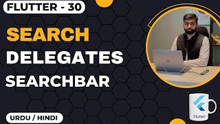 Search delegate/Bar  Customization Examples Urdu/Hindi Flutter || Jawad Aslam