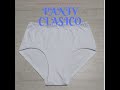 PATRÓN PANTY  o CALZÓN CLASICO