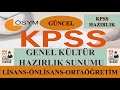 KPSS / AGS GENEL KÜLTÜR SORU SERİSİ 15 (20 SEÇME SORU)