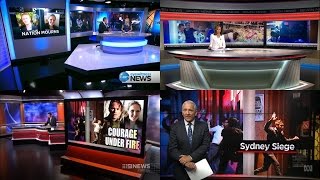 Ten Eyewitness, Seven, Nine & Abc News Melbournevictoria - Sydney Cafe Siege Openers 16.12.14