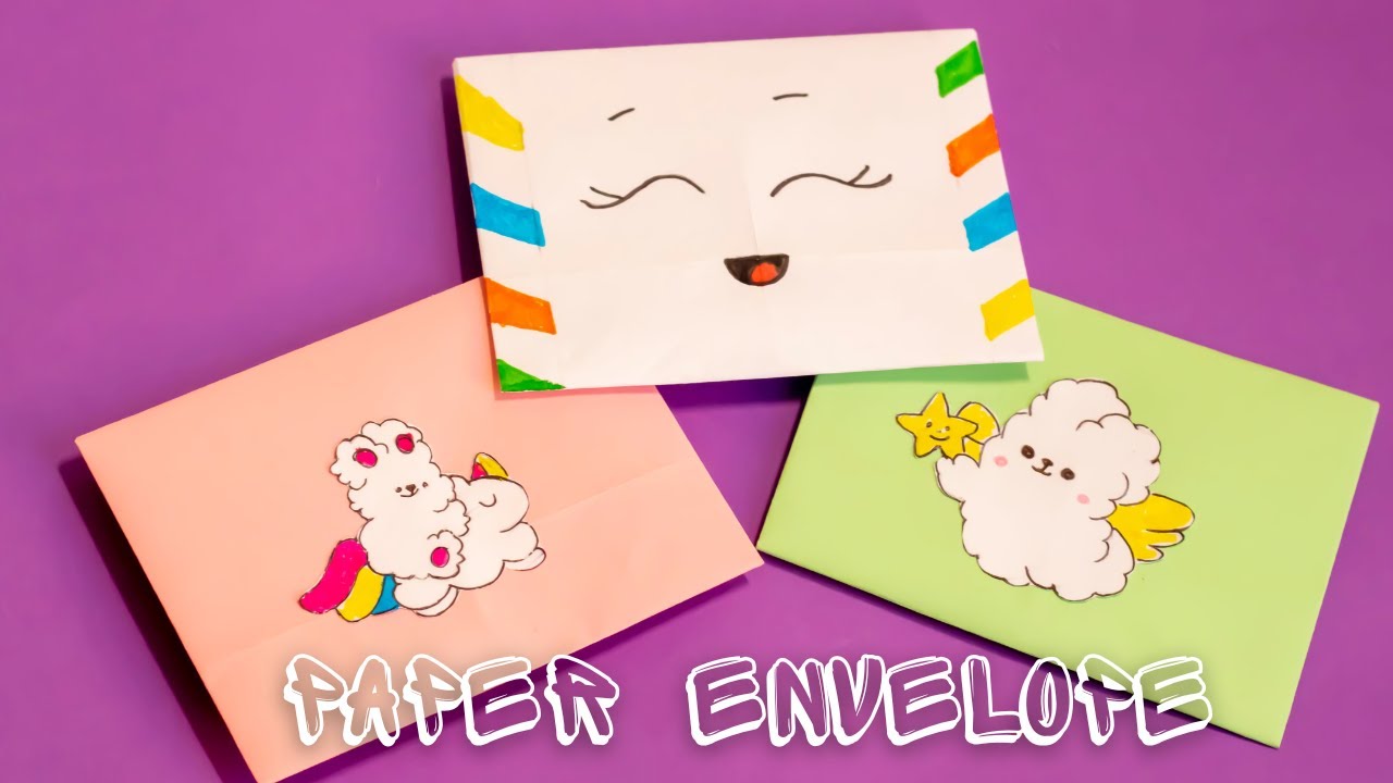 How to make a paper Envelope.Super Easy Origami Envelope Tutorial - YouTube