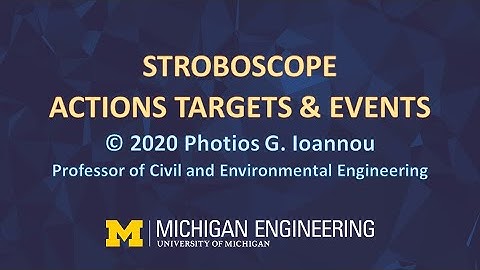 130 - Stroboscope Actions, Action Targets, and Action Events