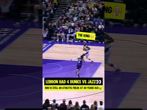 LeBron just isn't SHOWING DOWN😭