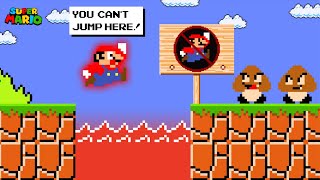 Mario But JUMP are forbidden here!