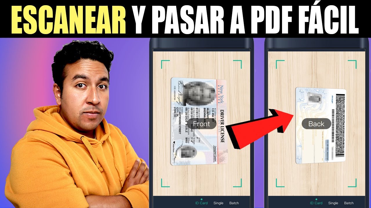 Como ESCANEAR una hoja y convertirla a PDF desde el Celular Fácil y ...