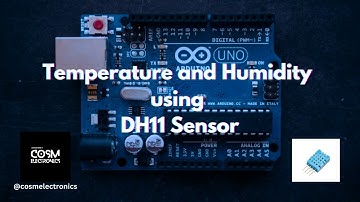 Temperature and Humidity using DHT11 💡 #cosmelectronics #arduino #dht11 #arduinoide #electronic #diy