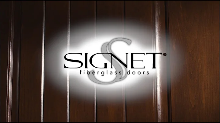 Signet Fiberglass Doors: Stunning Woodgrain Finish on a Highly Durable Fiberglass Door