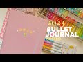 2023 bullet journal setup | starting a new journal & how i'm staying organised 📓