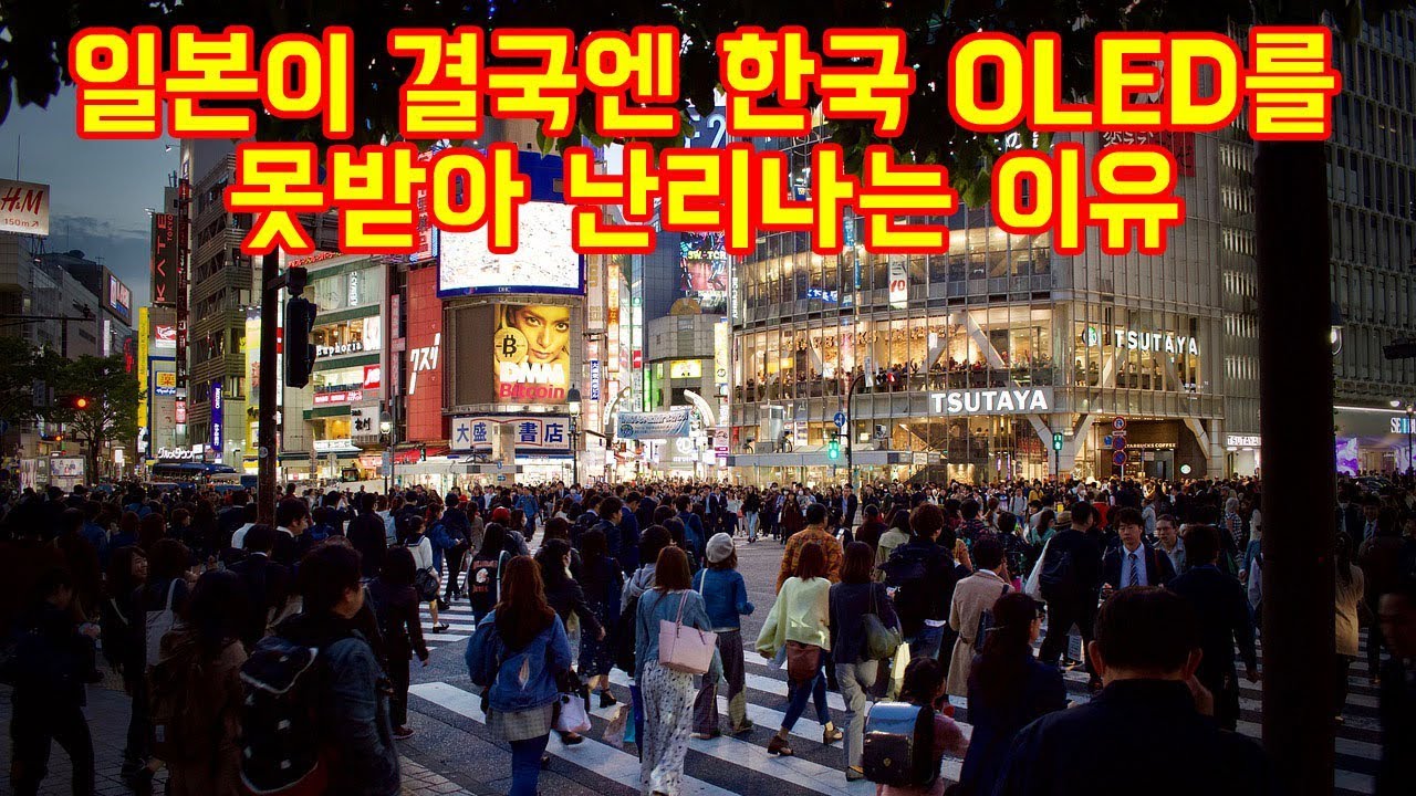 일본이 결국엔 한국 OLED를 못받아 난리나는 이유