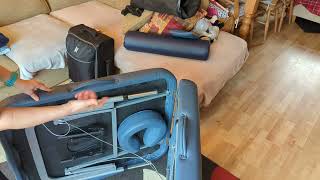 How a mobile massage therapist manages to carry their couch