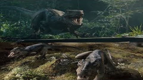 King Kong - Brontosaurus Stampede (With JP/TLW/JP3 Raptor SFX) Part 2