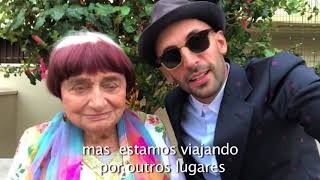 41ª Mostra - Agnès Varda e JR, diretores de Visages, Villages, agradecem Prêmio do Público