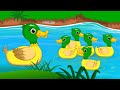 Пять маленьких уток подсчет чисел песня для детей на русском языке