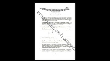 #Mechanics_of_solids || #jntu_question_paper ||2-1 #Mechanical_Engg||#Btech #mechanicsofsolids